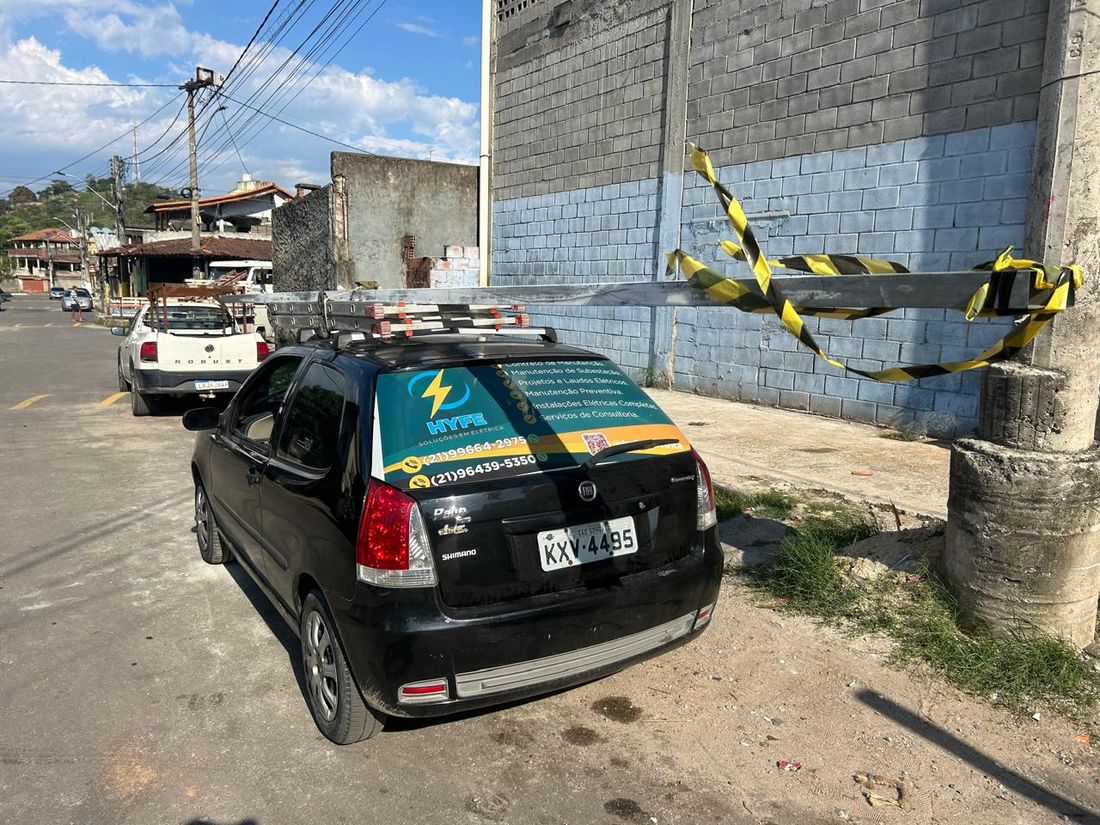 Veículo da frota da HYFE em campo, no Rio de Janeiro